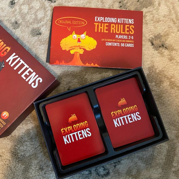 Exploding Kittens A Card Game Ages 7+ (2-5 players) - Picture 3 of 3